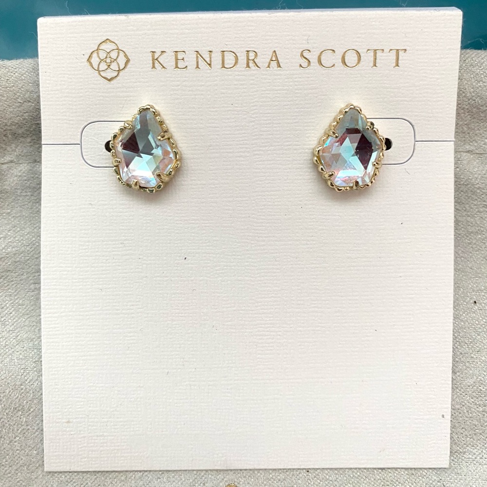 Kendra Scott | Tessa Gold Dichotic Glass Earrings